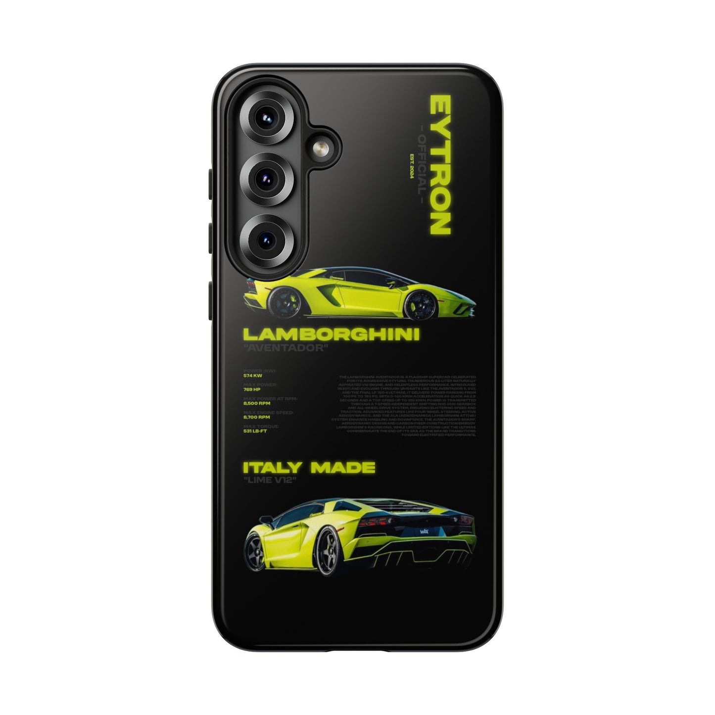 "Lime Bull" Sturdy Case