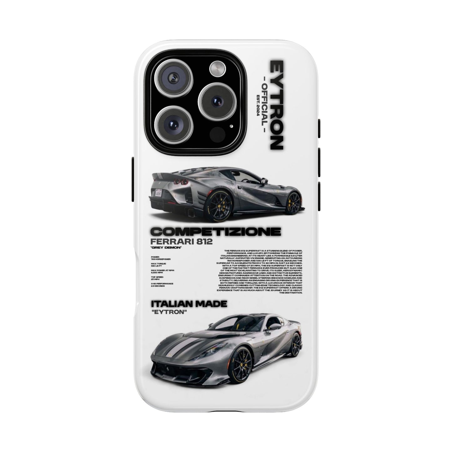 "Grey Demon" Sturdy Case