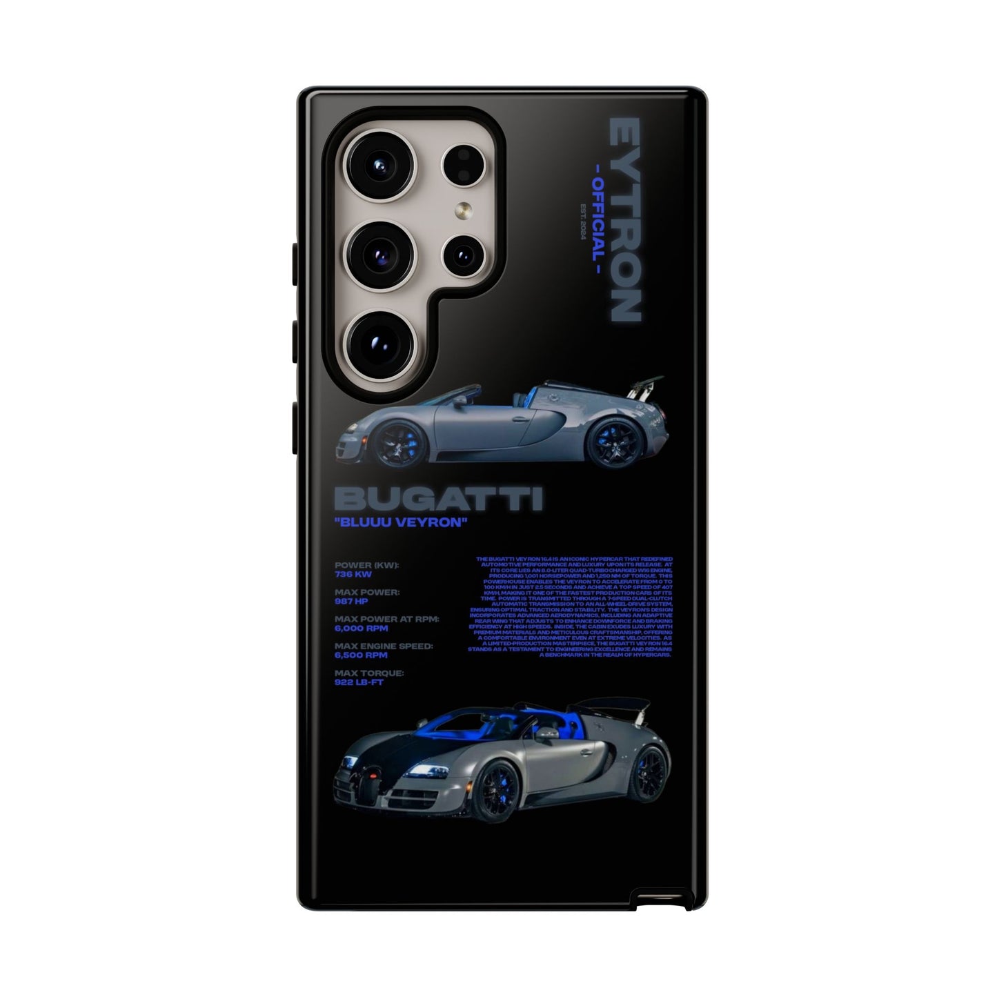 "Bluuu Veyron" Sturdy Case
