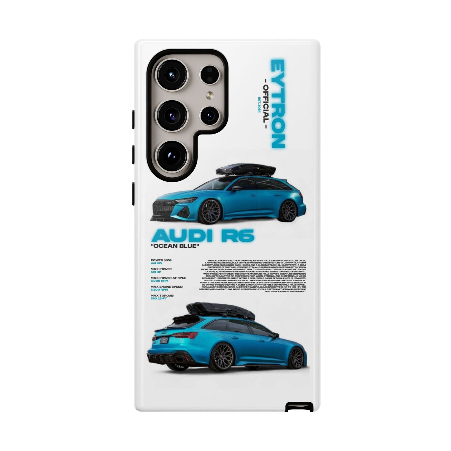 "Ocean Blue R6" Sturdy Case