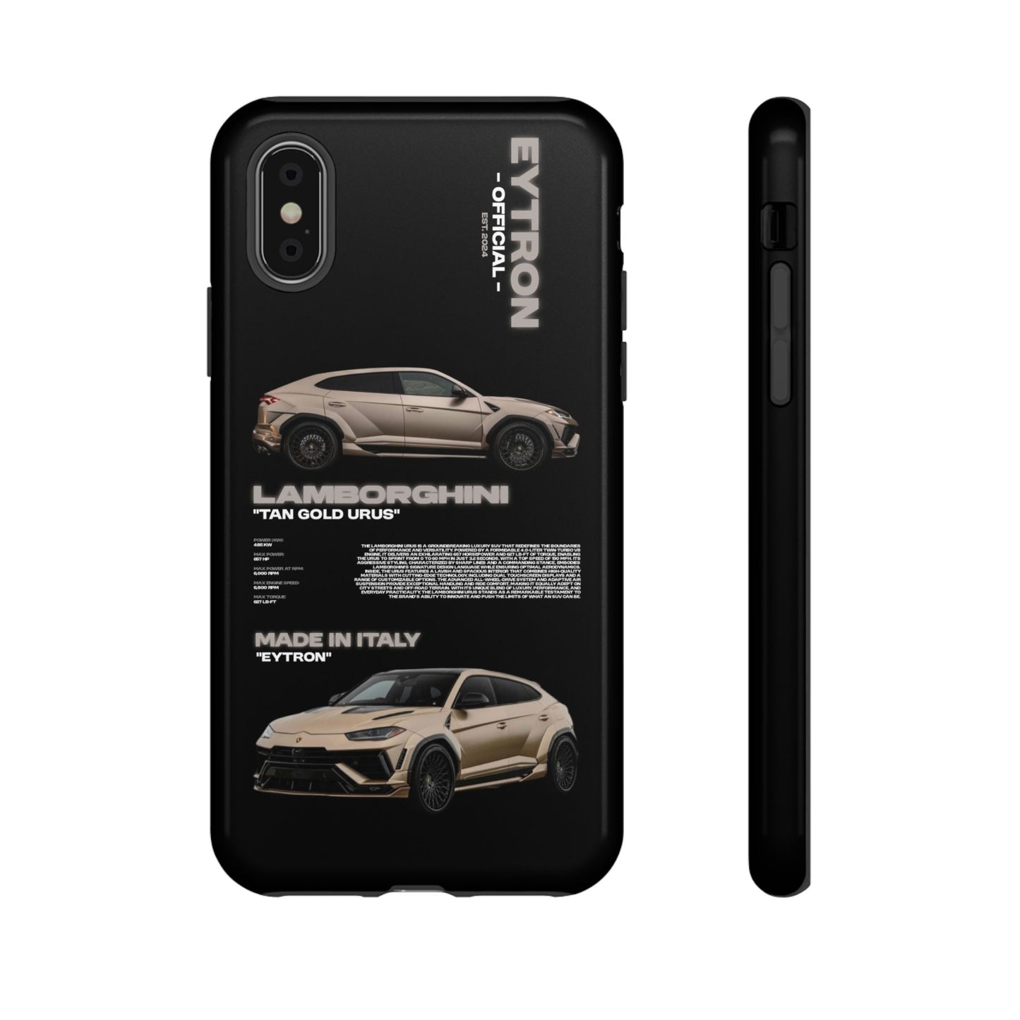 "Tan Gold Urus" Sturdy Case
