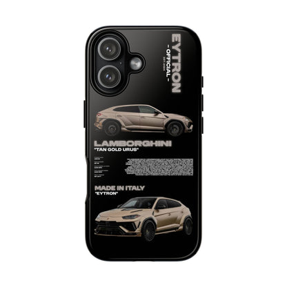 "Tan Gold Urus" Sturdy Case