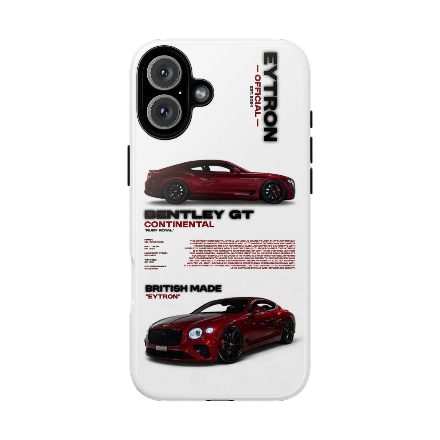 "Ruby Royal" Sturdy Case