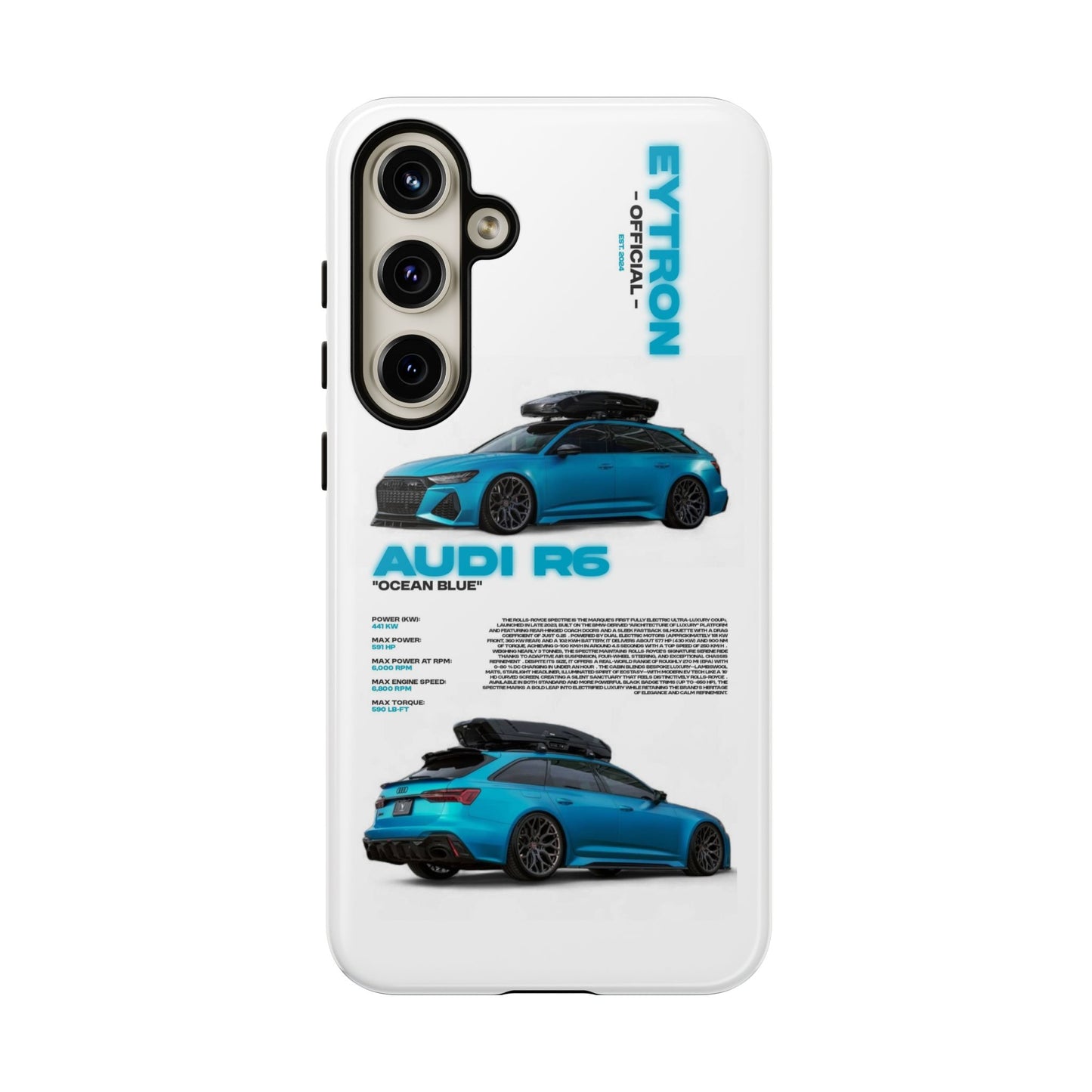 "Ocean Blue R6" Sturdy Case