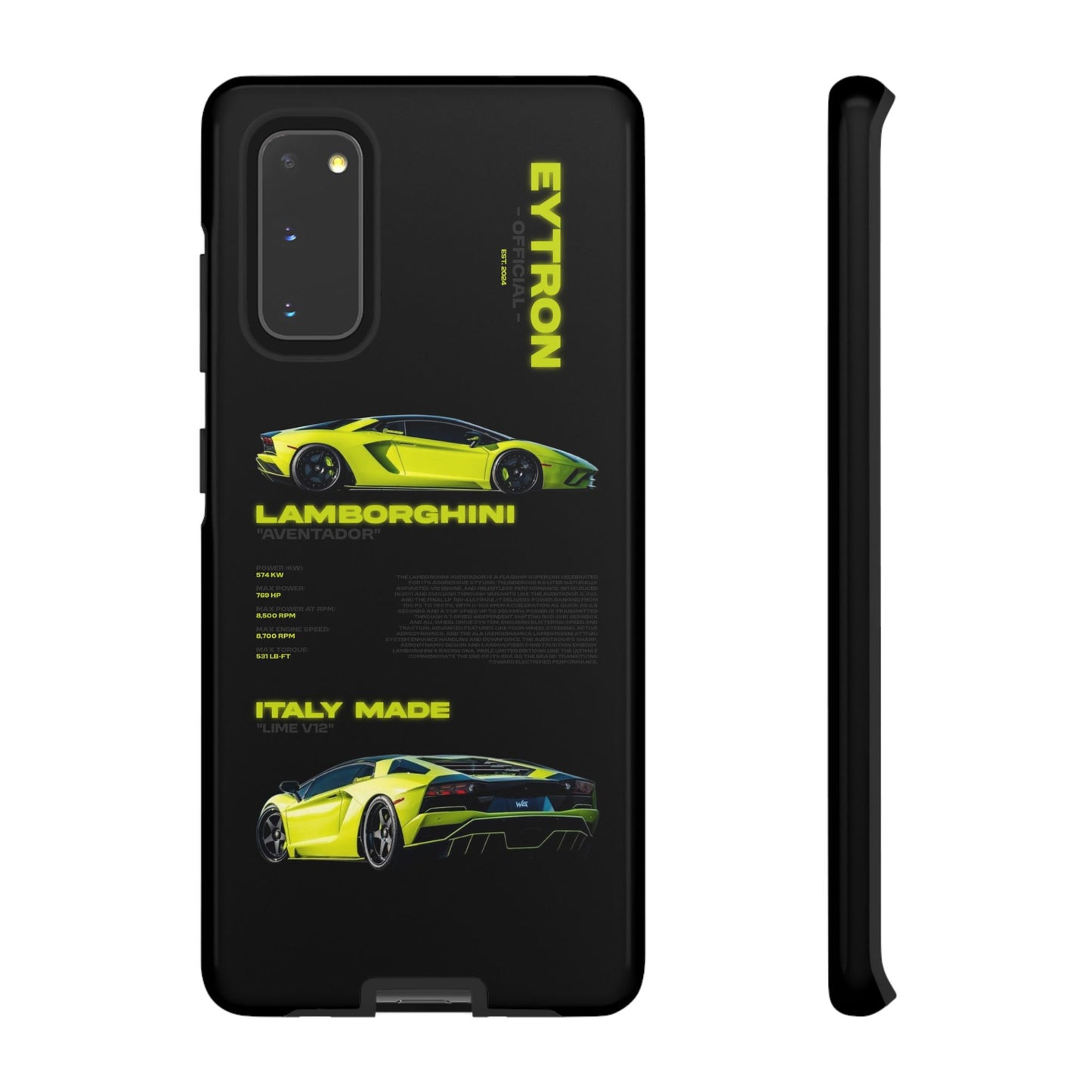 "Lime Bull" Sturdy Case