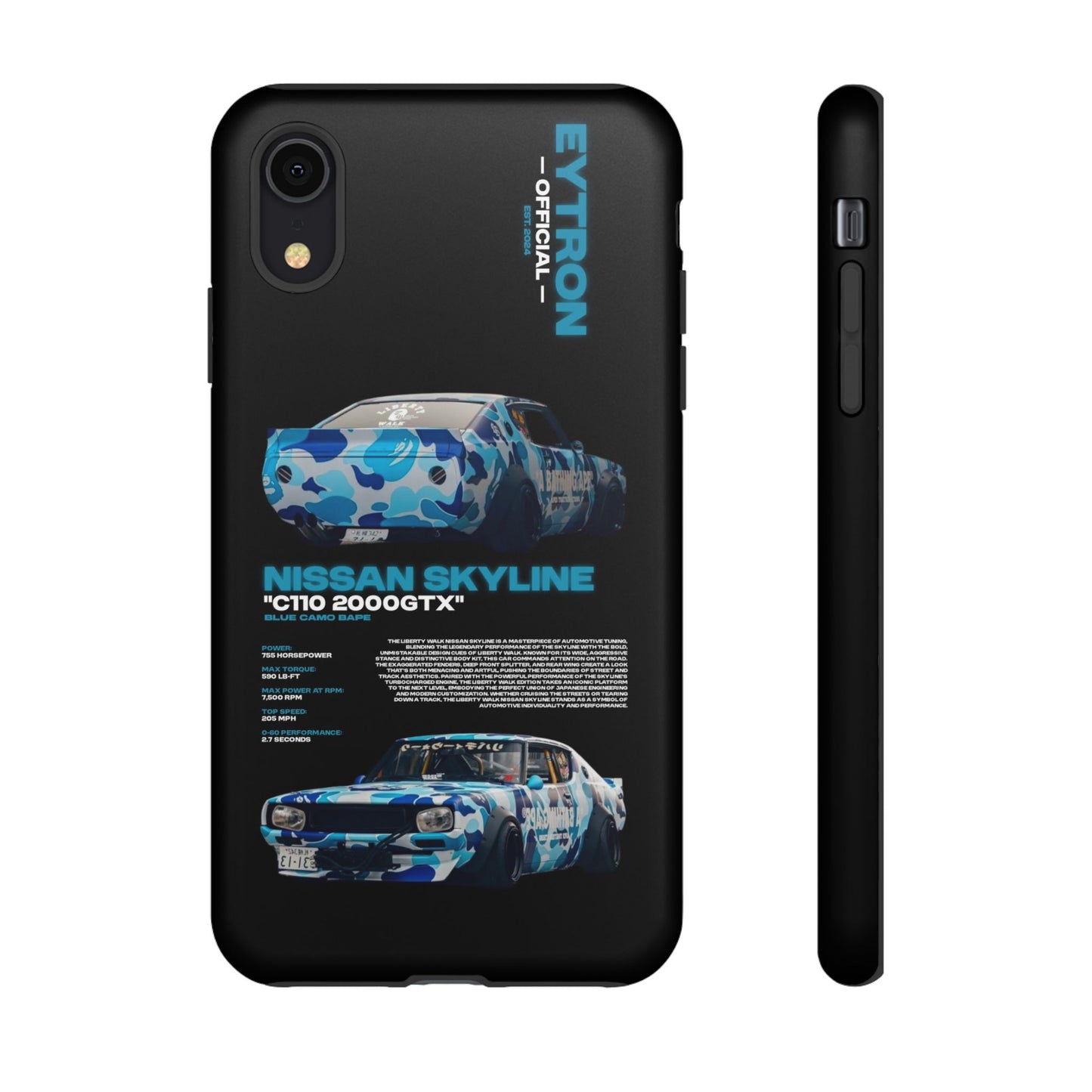 "Blue Camo Bape" Sturdy Case
