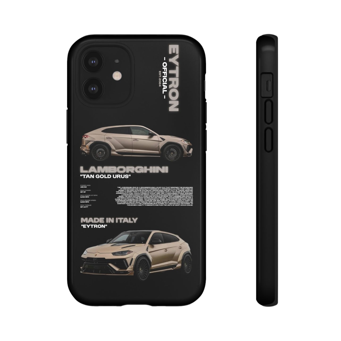"Tan Gold Urus" Sturdy Case