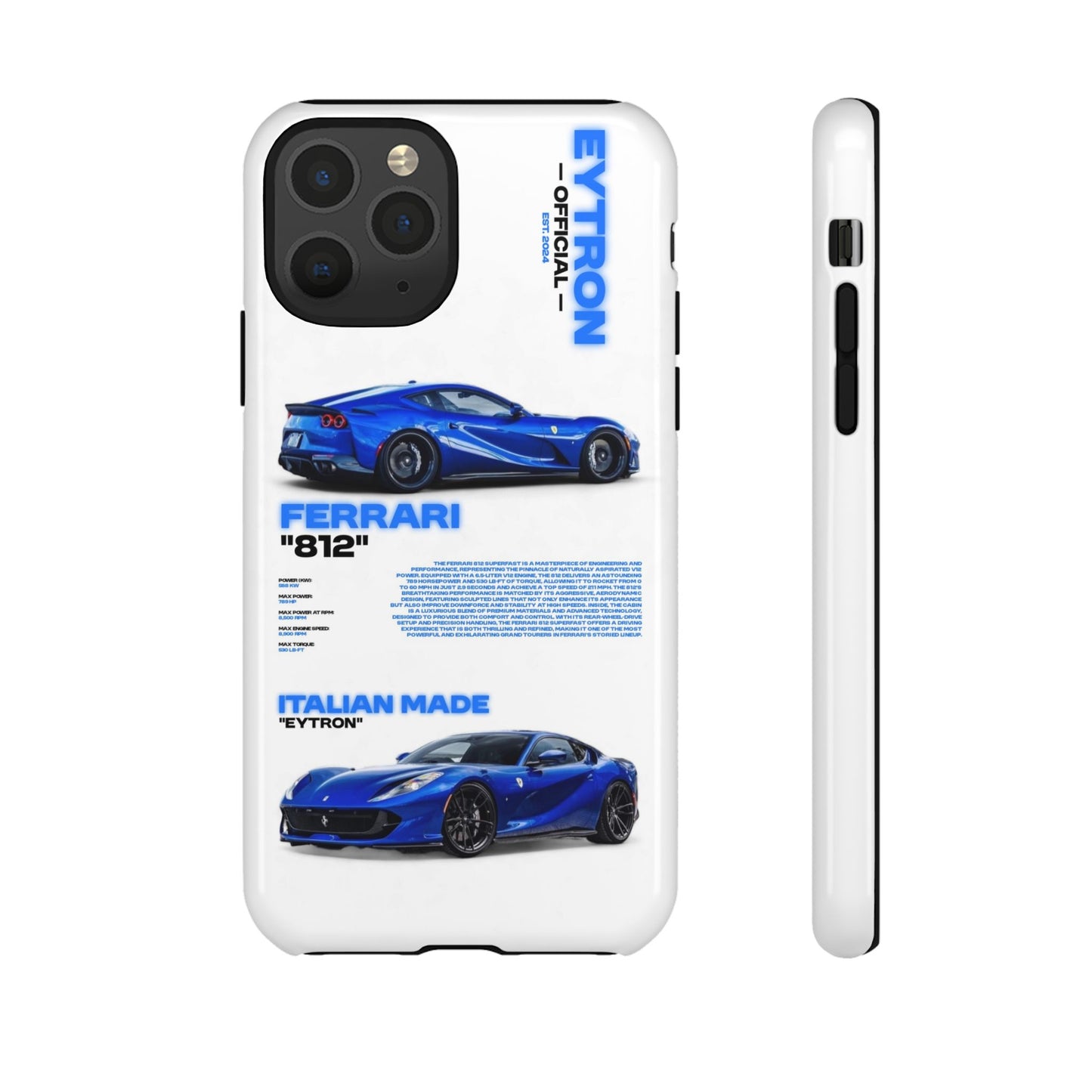 "Blue Thunder" Sturdy Case