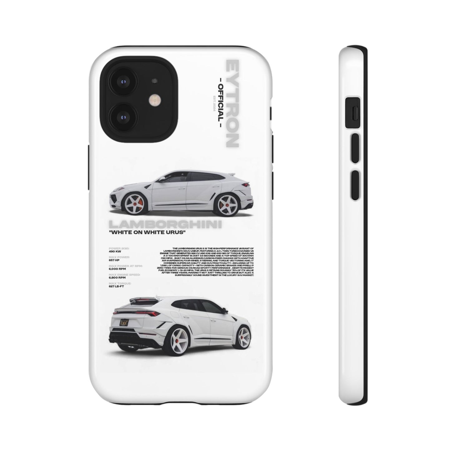 "White On White Urus" Sturdy Case