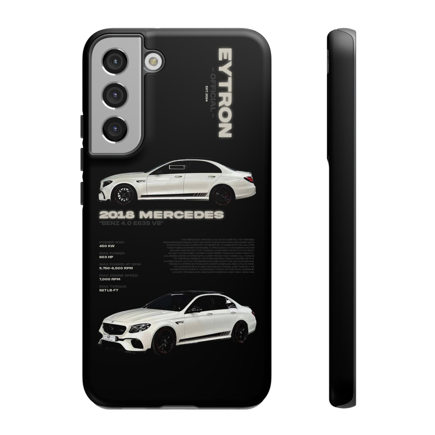 "Benz 4.0 E63S V8" Sturdy Case