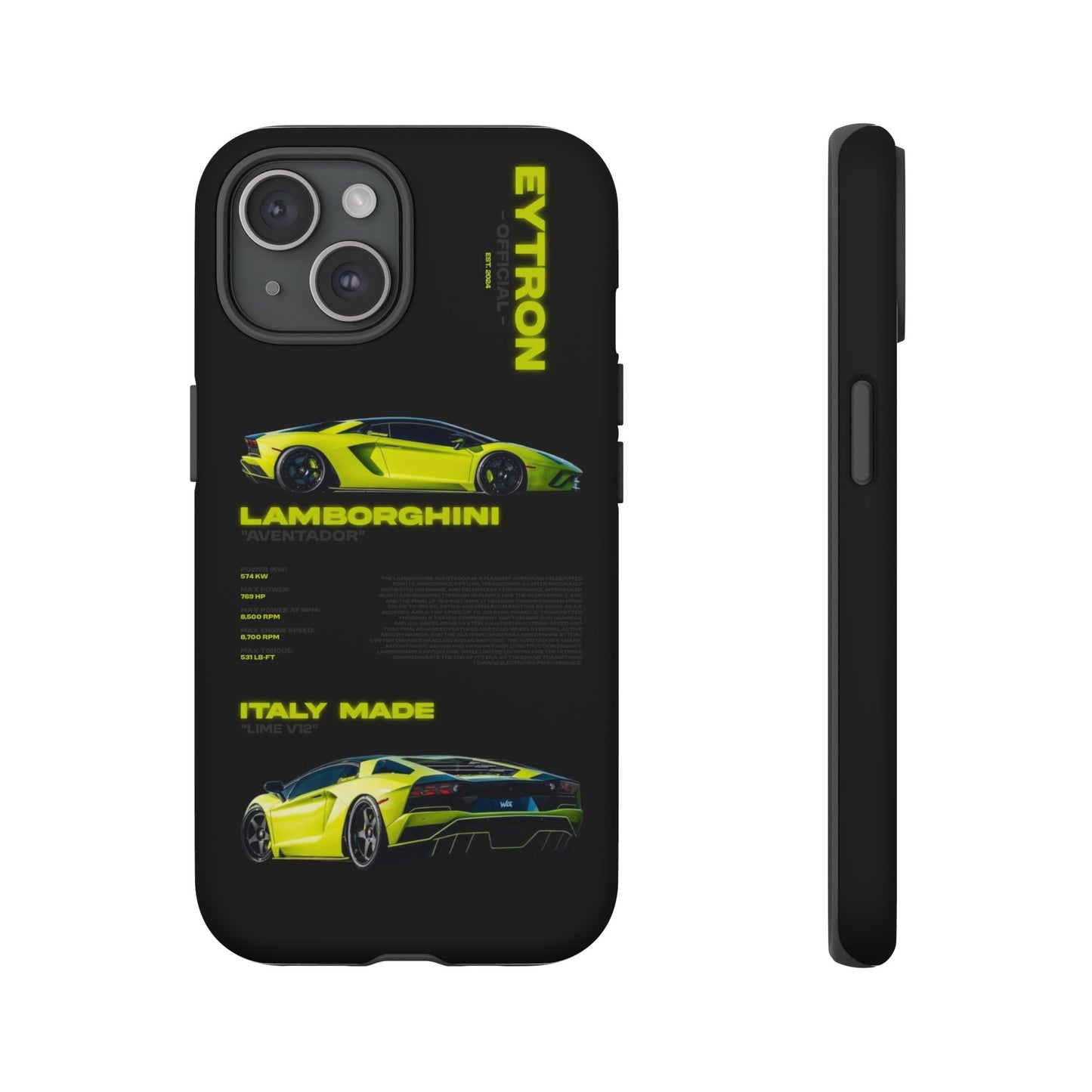 "Lime Bull" Sturdy Case