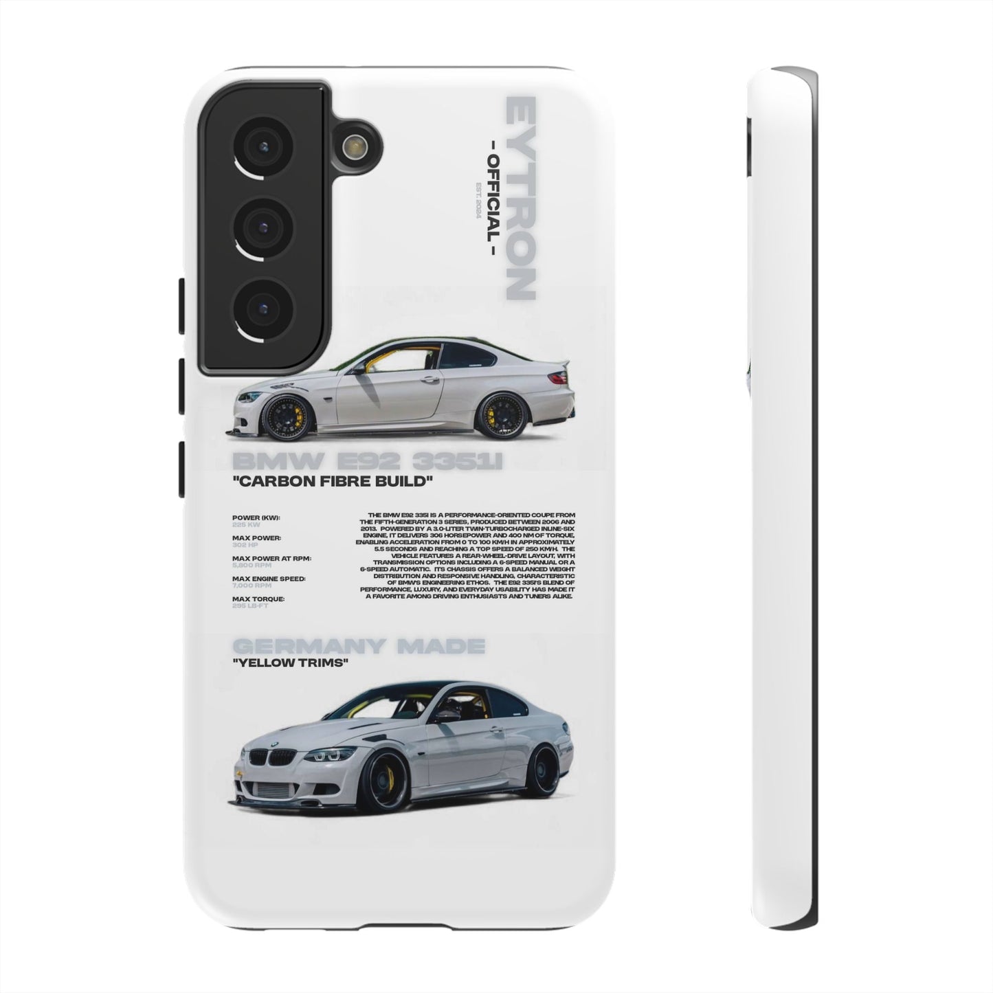 "Carbon E92" Sturdy Case