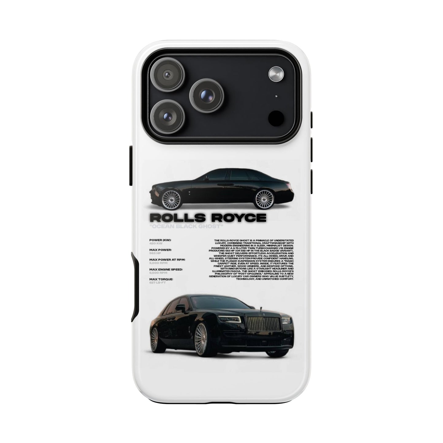 "Ocean Black Ghost" Sturdy Case