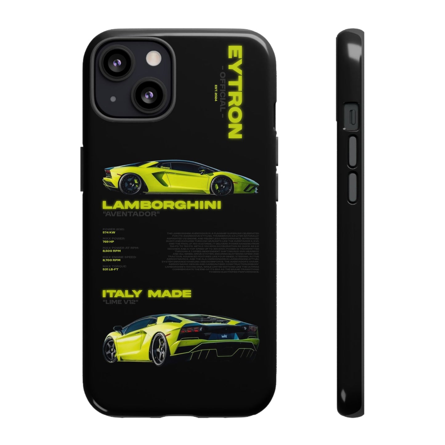 "Lime Bull" Sturdy Case