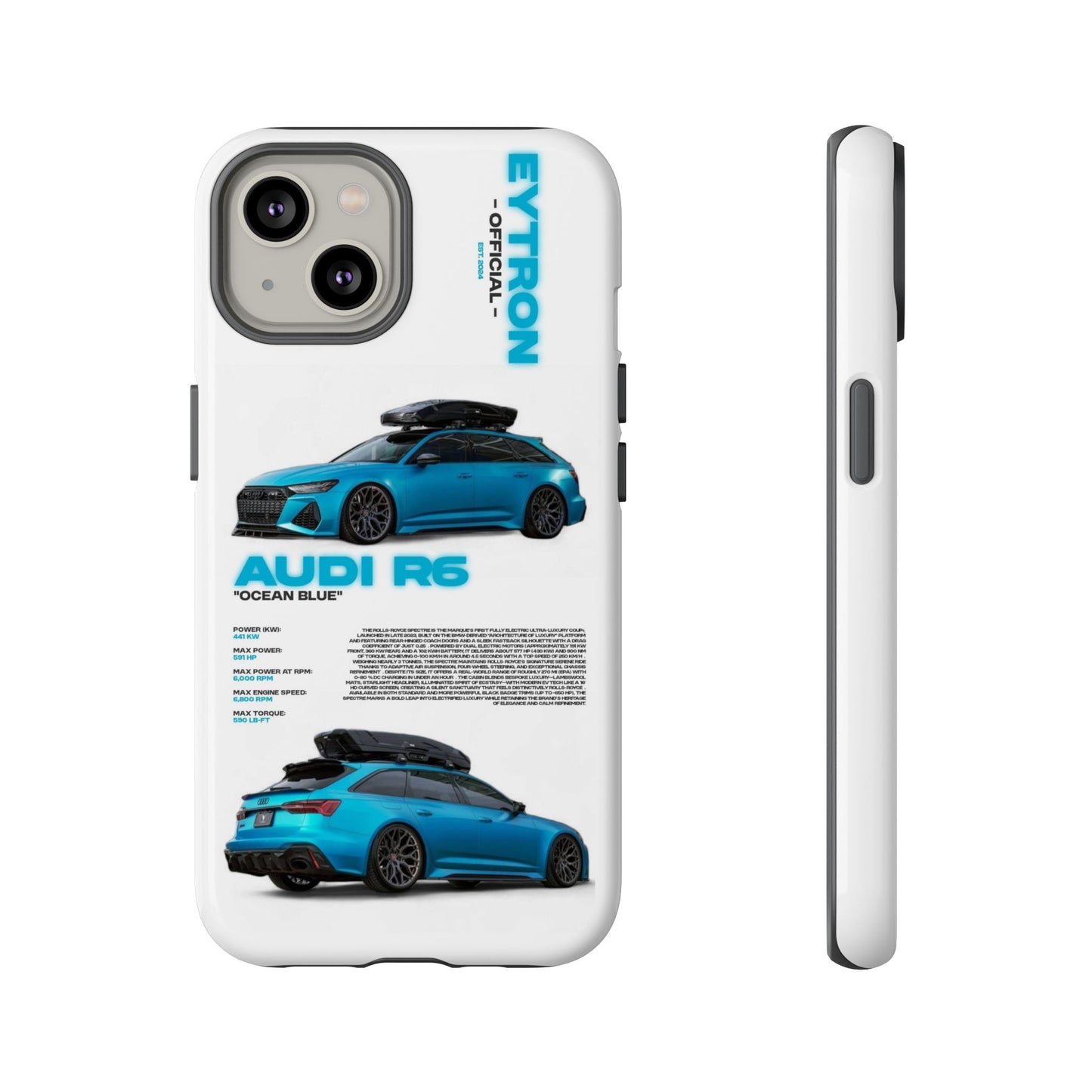 "Ocean Blue R6" Sturdy Case