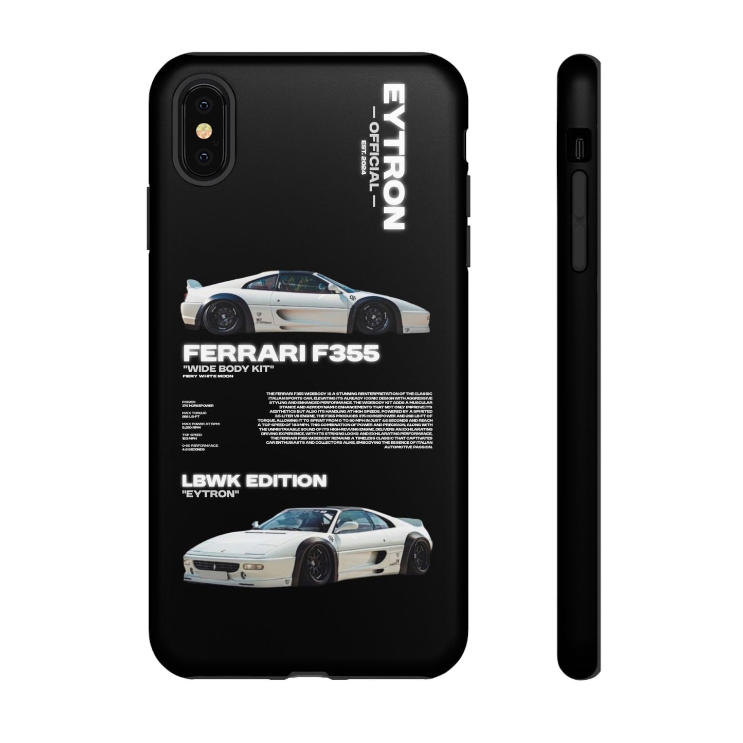 "Fiery White Moon" Sturdy Case