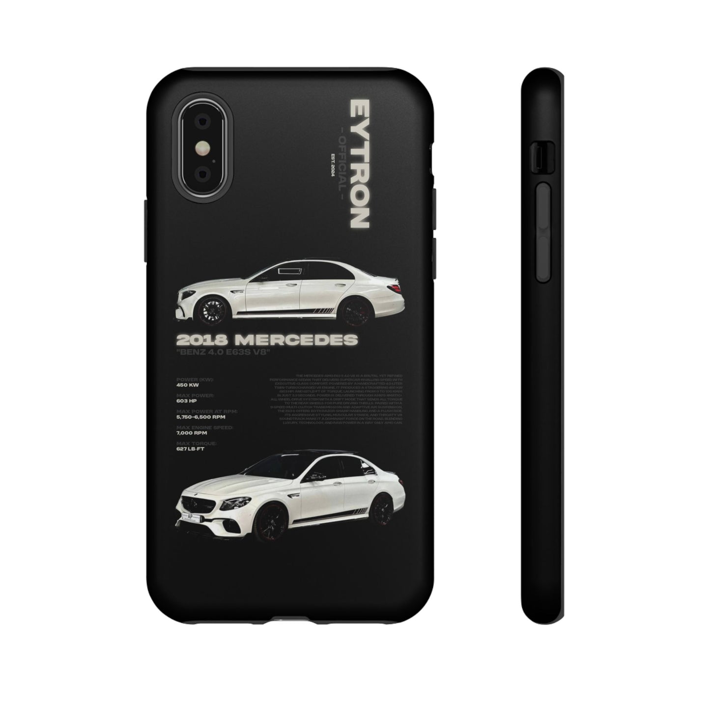 "Benz 4.0 E63S V8" Sturdy Case