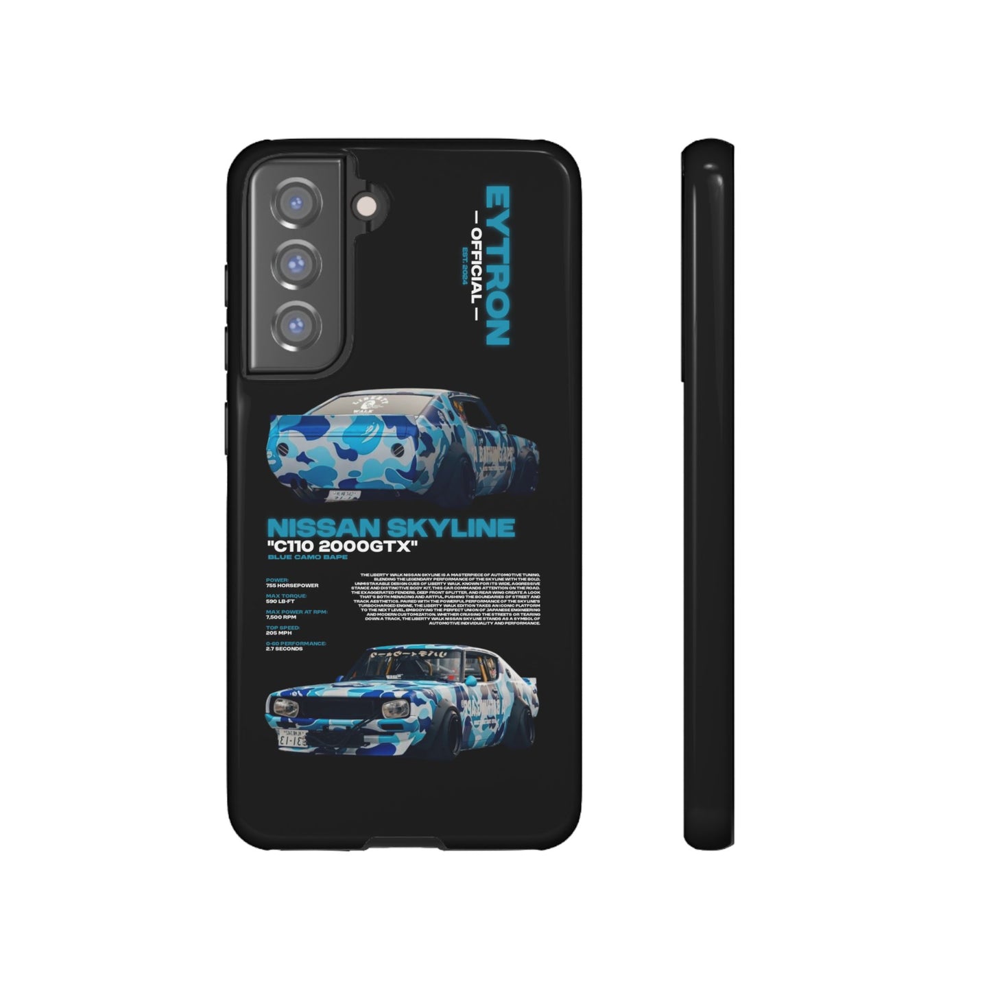 "Blue Camo Bape" Sturdy Case