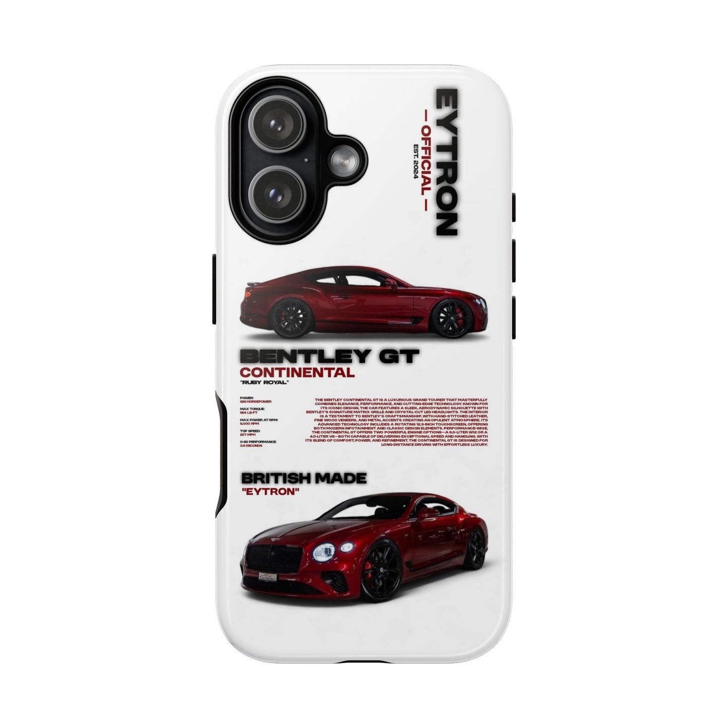 "Ruby Royal" Sturdy Case