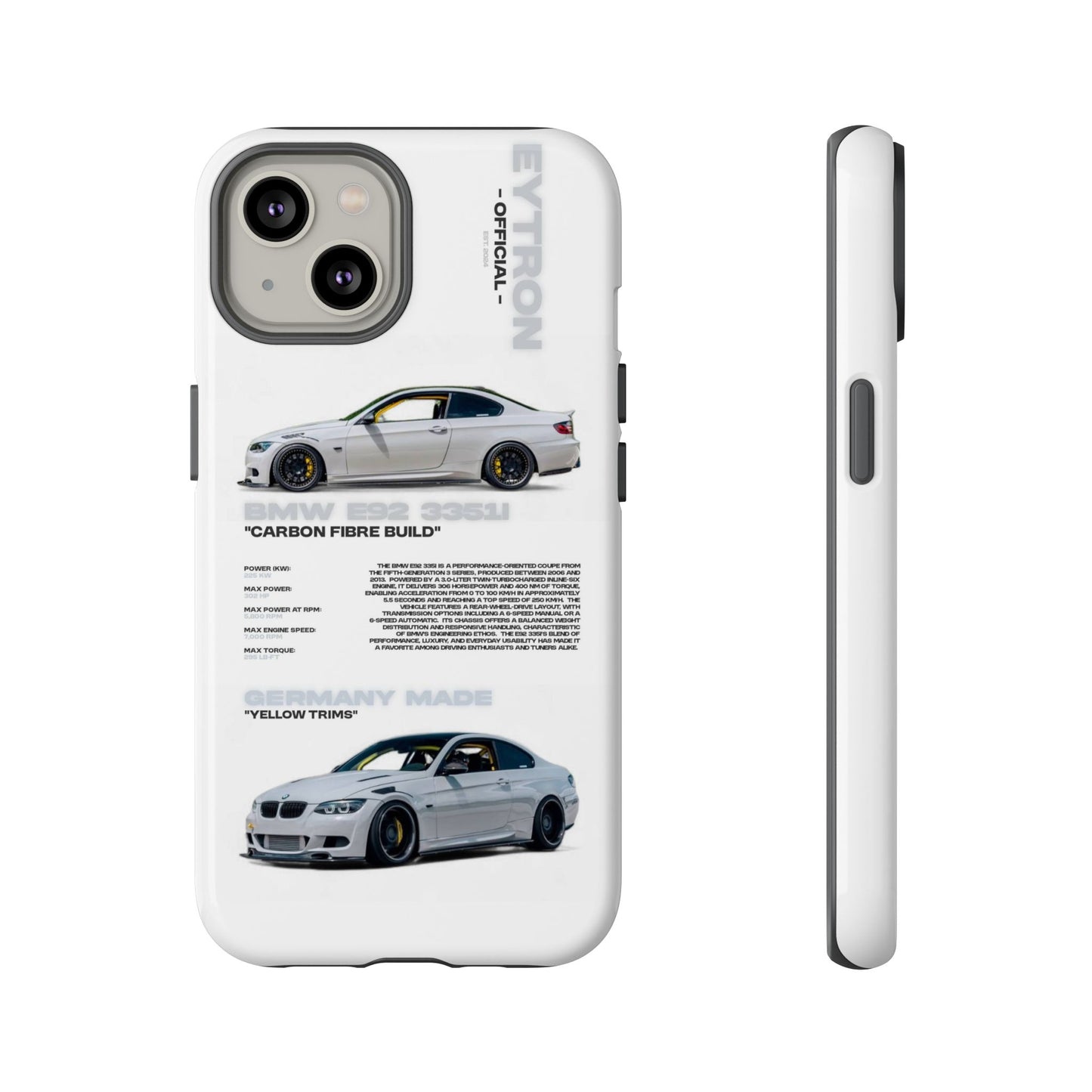 "Carbon E92" Sturdy Case