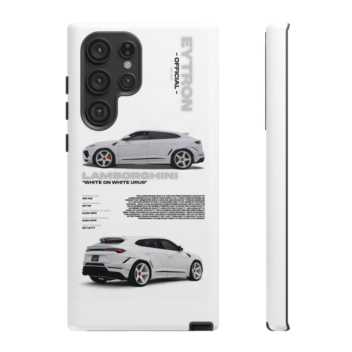 "White On White Urus" Sturdy Case