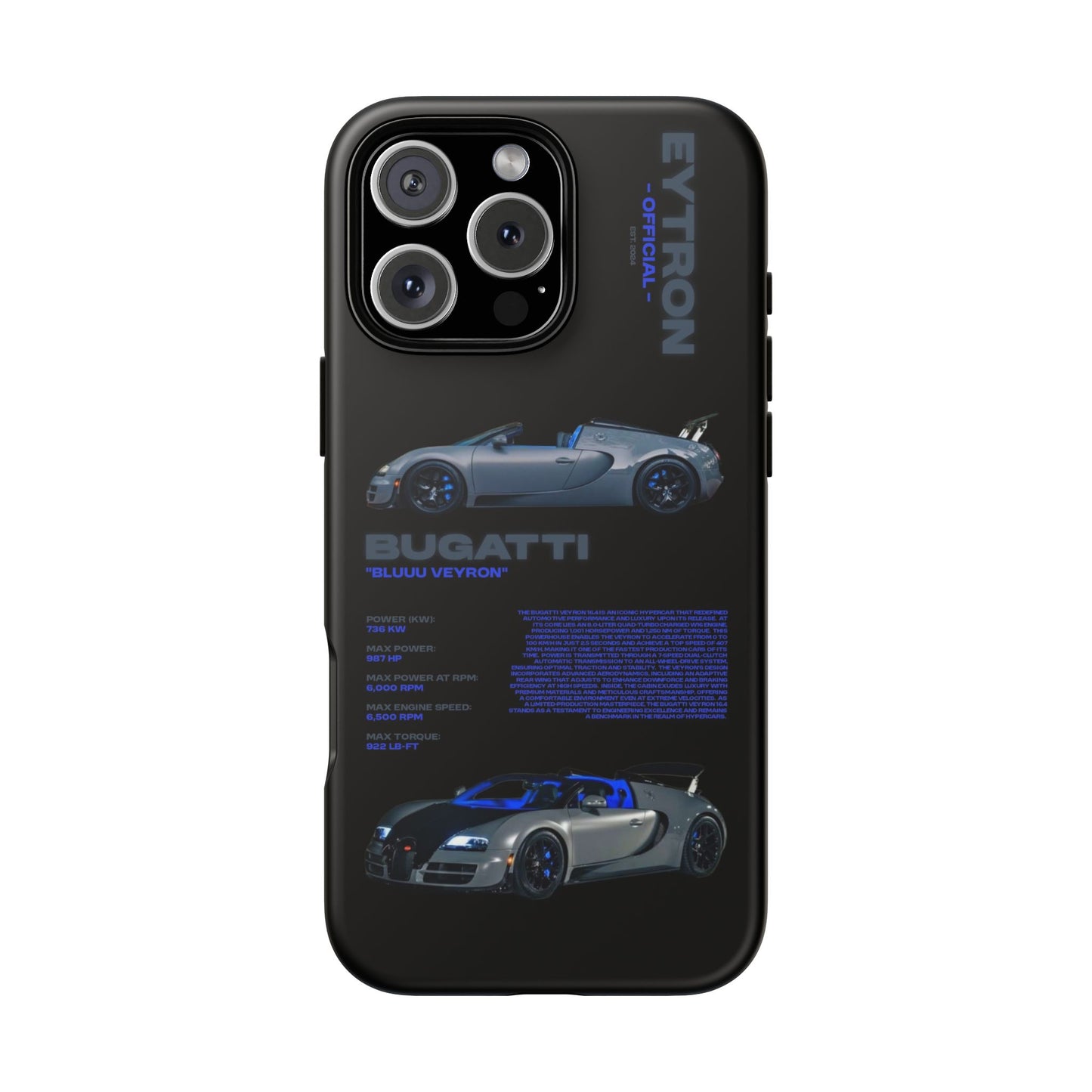 "Bluuu Veyron" Sturdy Case