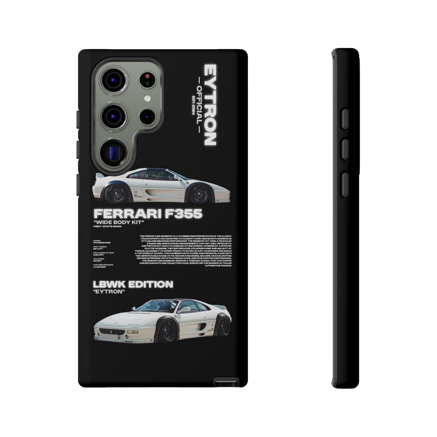 "Fiery White Moon" Sturdy Case