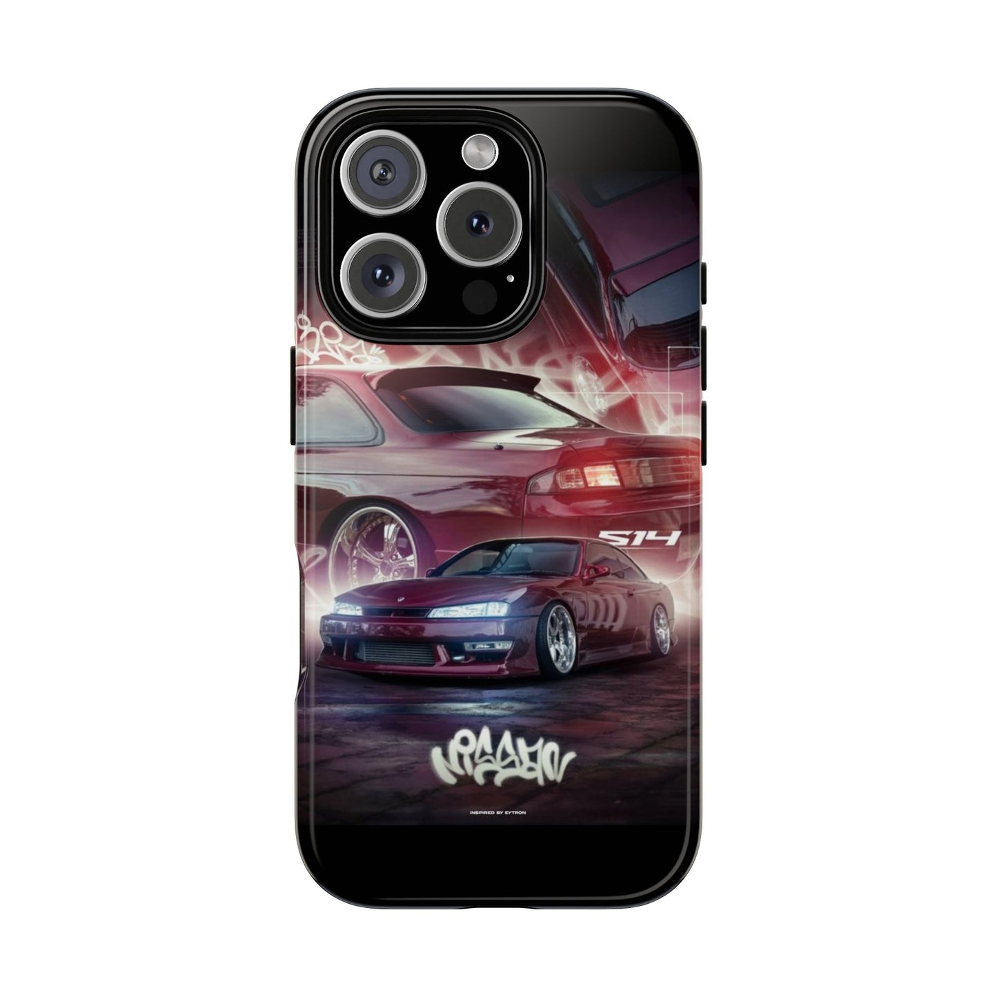 "Wine Red S14" JDM Case