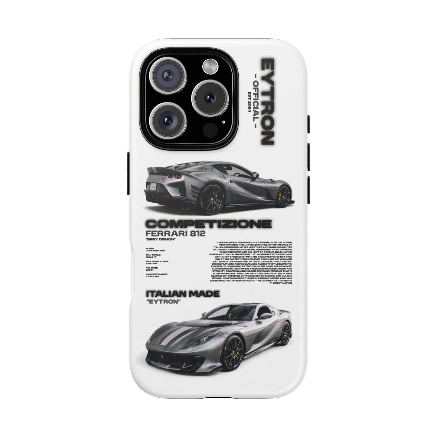 "Grey Demon" Sturdy Case