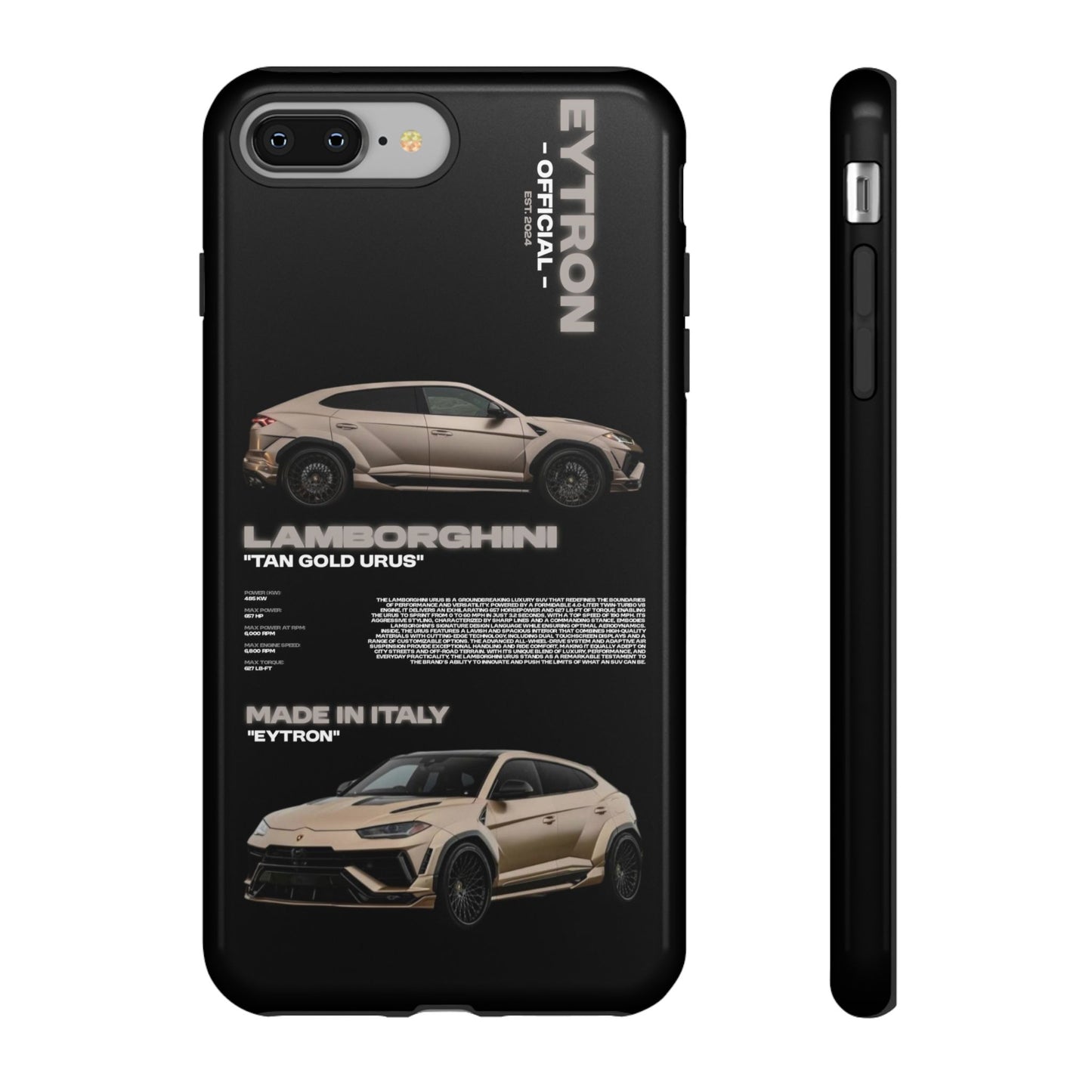 "Tan Gold Urus" Sturdy Case