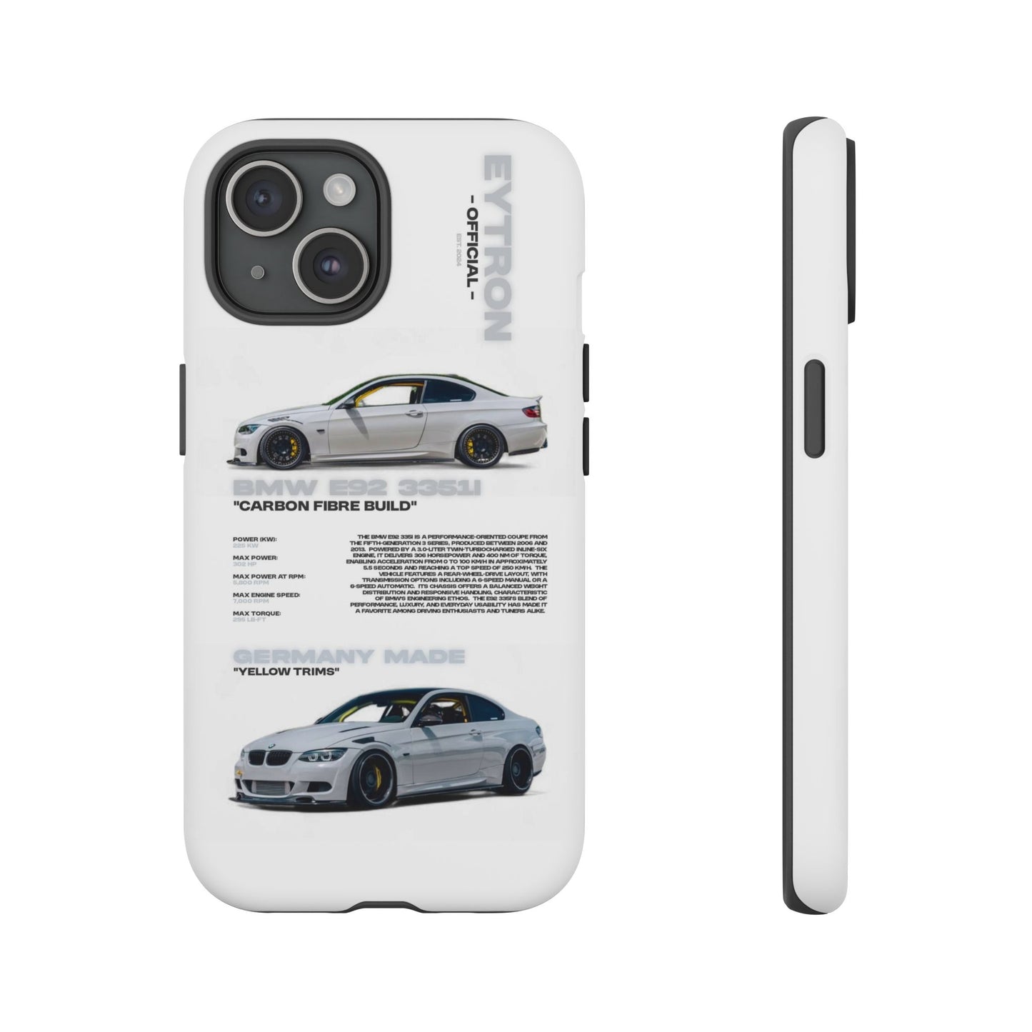 "Carbon E92" Sturdy Case