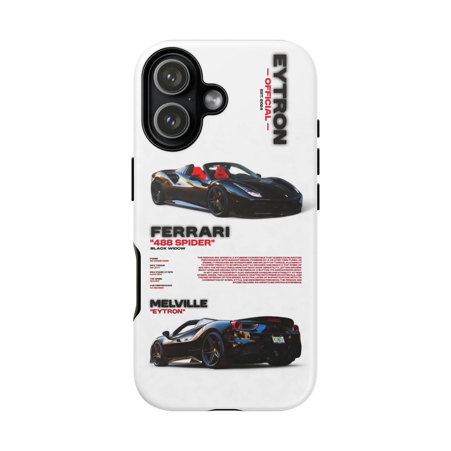 "Black Widow" Sturdy Case