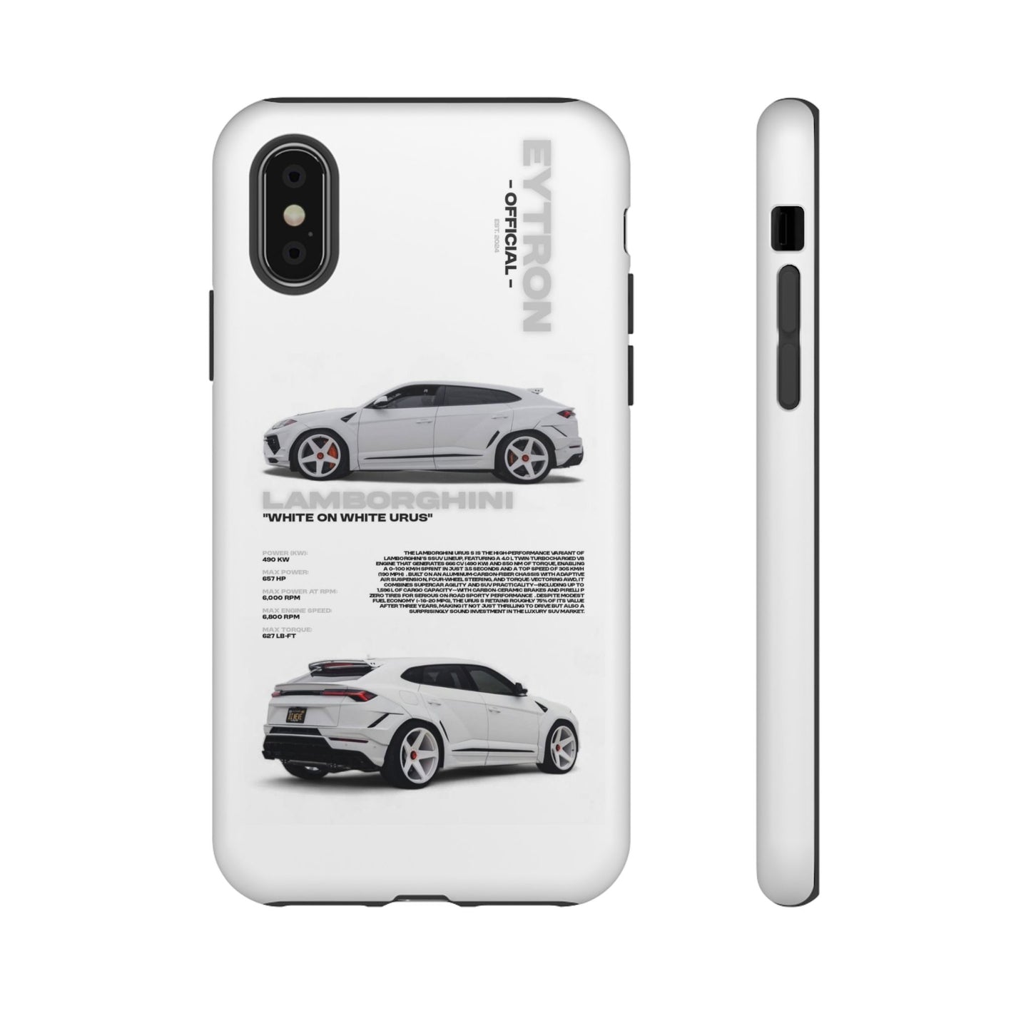 "White On White Urus" Sturdy Case