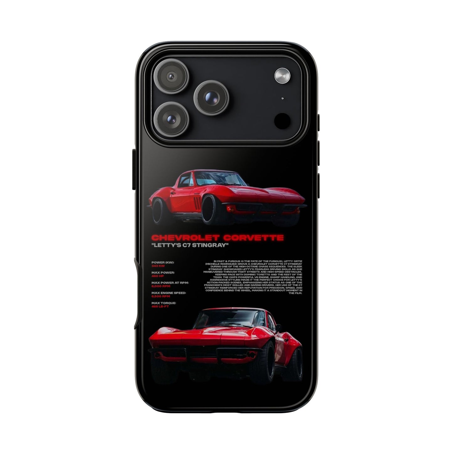 "Letty's C7 Stingray" Sturdy Case