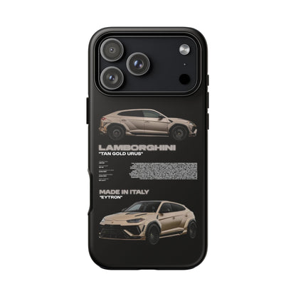 "Tan Gold Urus" Sturdy Case