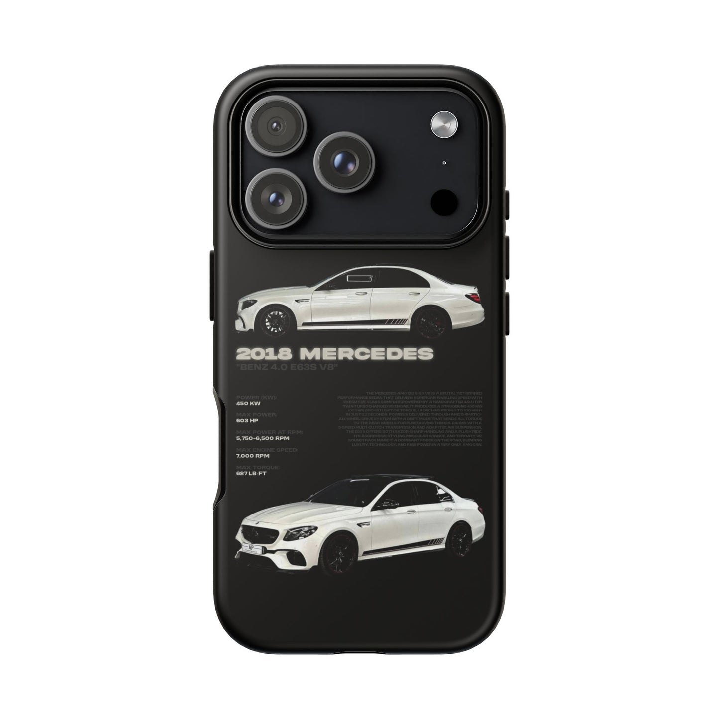 "Benz 4.0 E63S V8" Sturdy Case