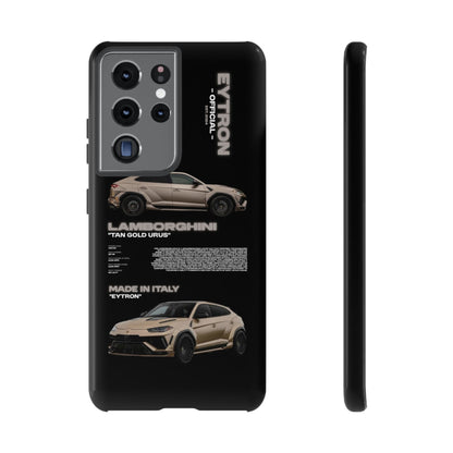 "Tan Gold Urus" Sturdy Case