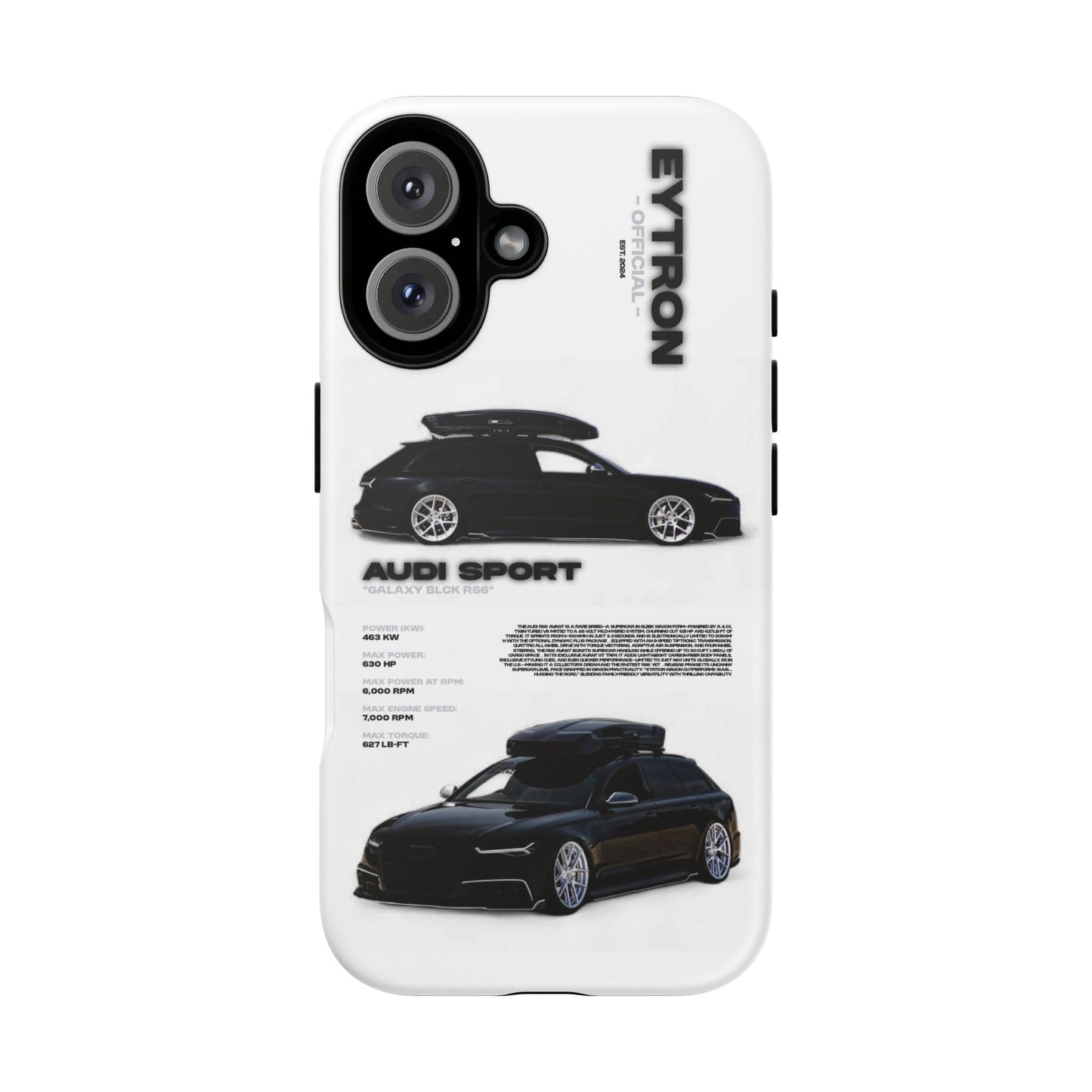 "Galaxy BLCK RS6" Sturdy Case