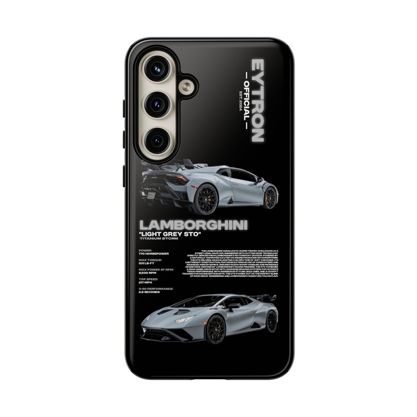 "Titanium Storm" Sturdy Case