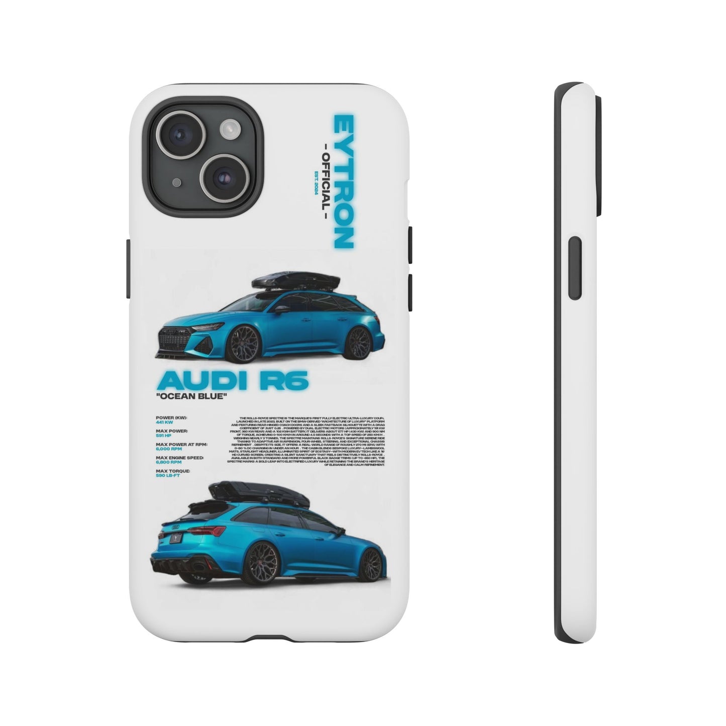 "Ocean Blue R6" Sturdy Case