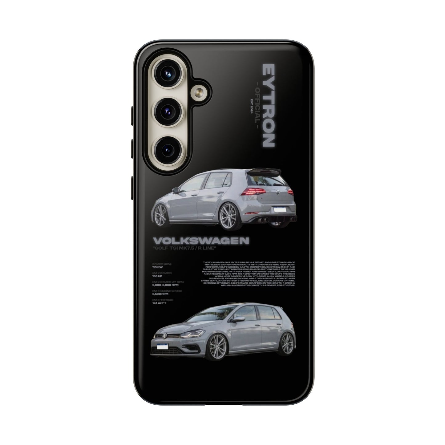 "Golf TSI MK7.5 / R Line" Sturdy Case