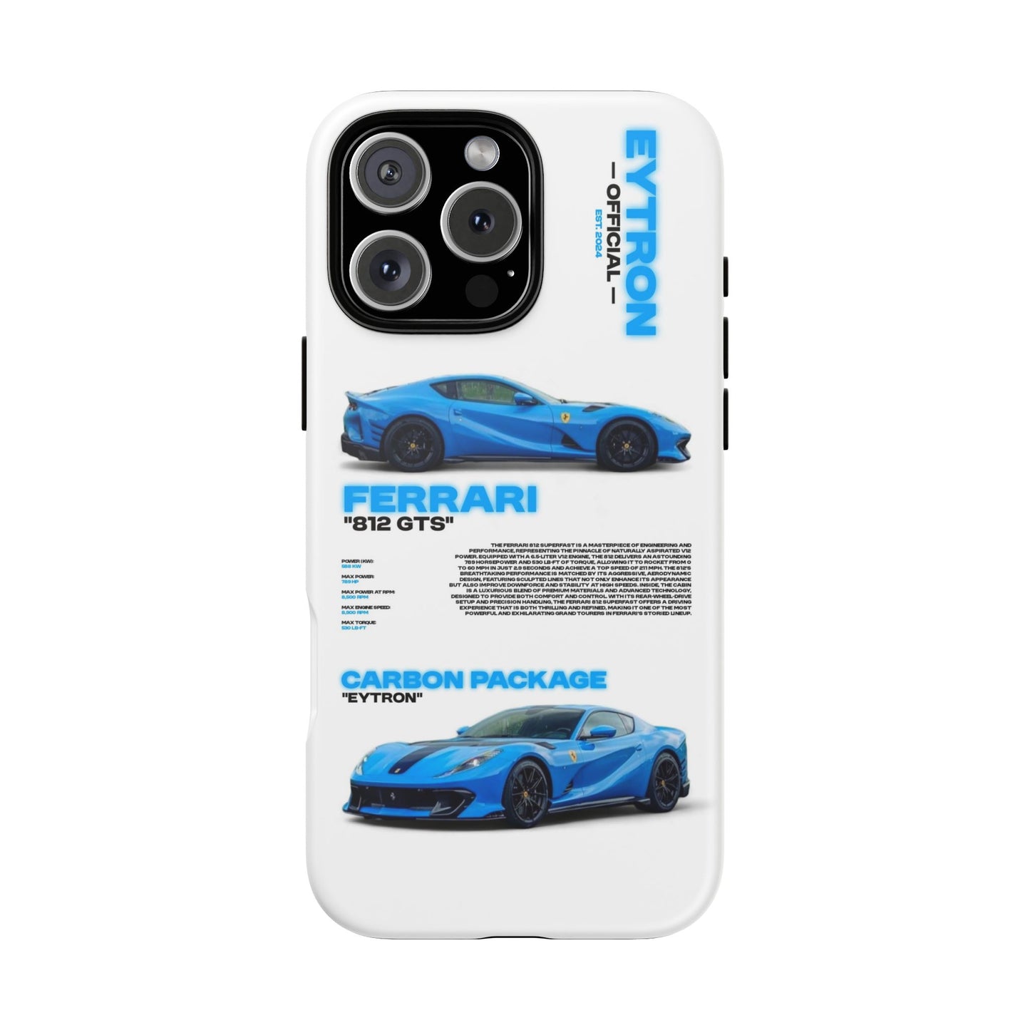"Azure Bullet" Sturdy Case