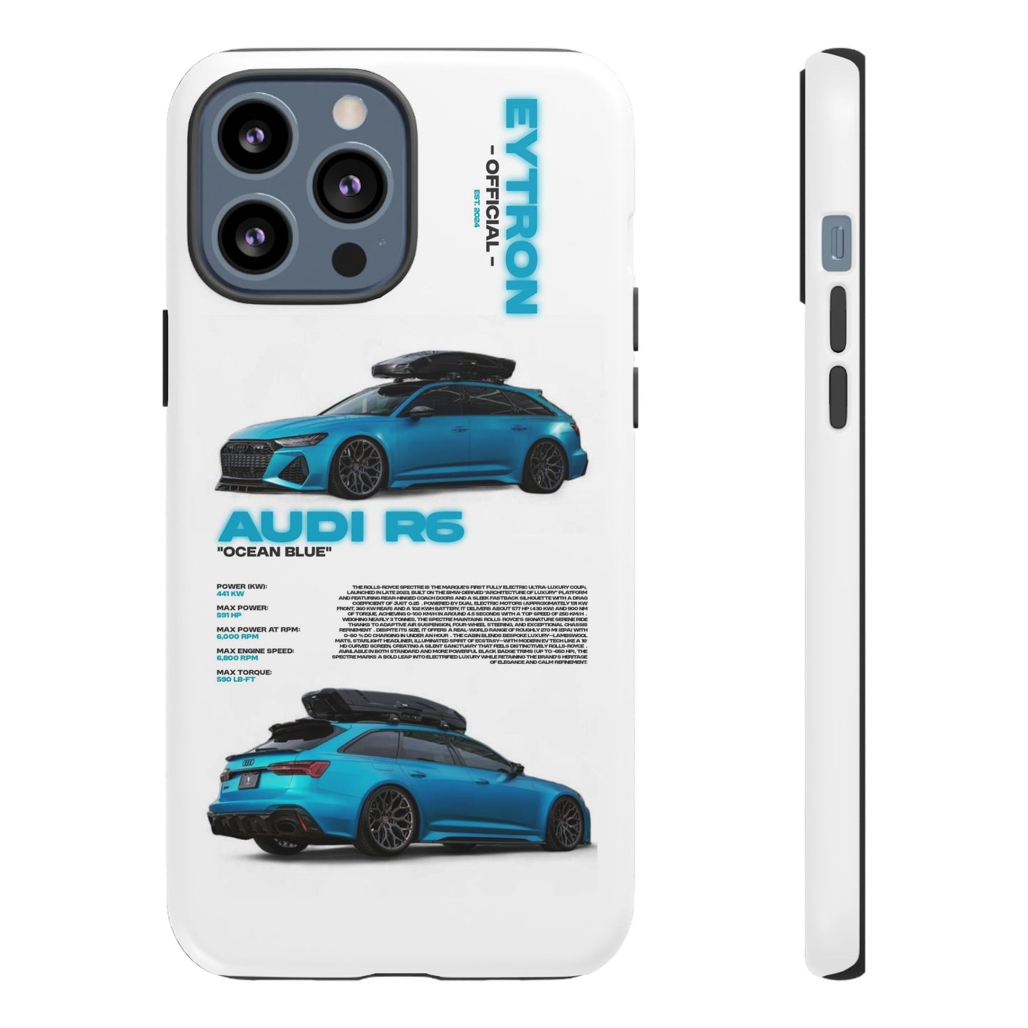 "Ocean Blue R6" Sturdy Case