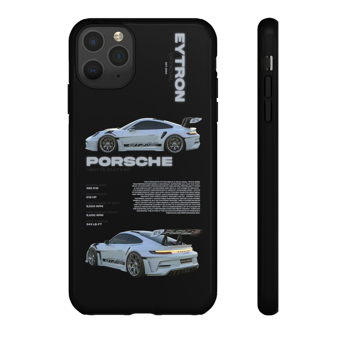 "Whyte 911 GT3 RS" Sturdy Case
