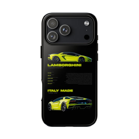 "Lime Bull" Sturdy Case