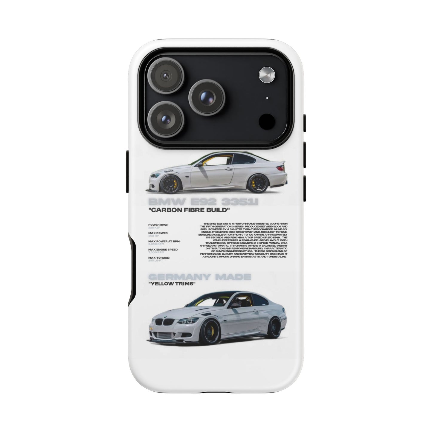 "Carbon E92" Sturdy Case