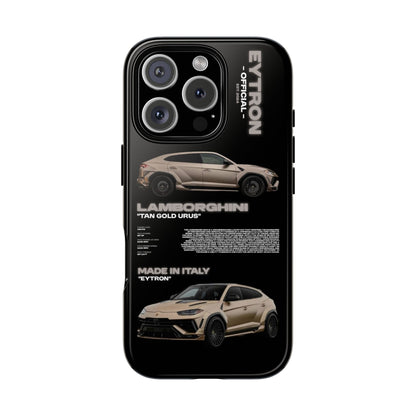 "Tan Gold Urus" Sturdy Case