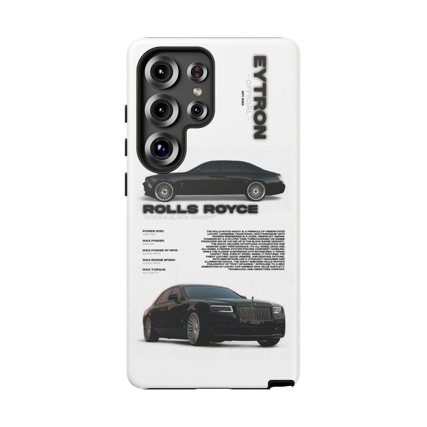 "Ocean Black Ghost" Sturdy Case