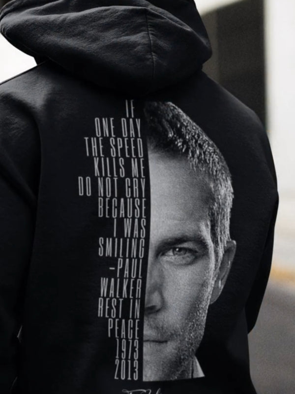 "Paul Walker Quote" Premium Hoodie