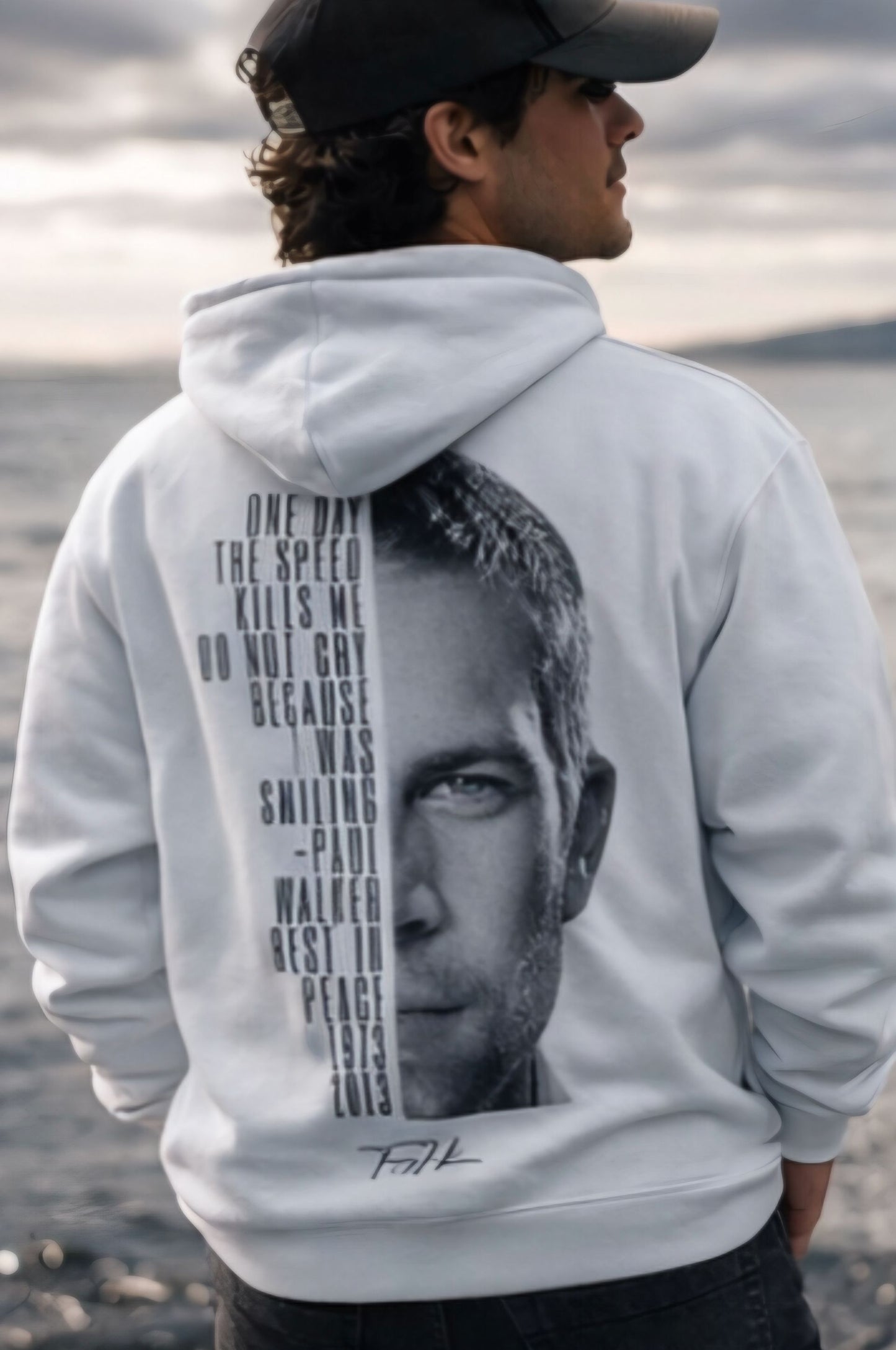 "Paul Walker Quote" Premium Hoodie